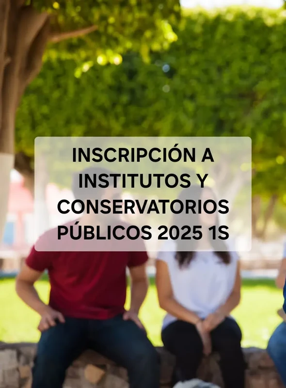 Imagen de Inscripción para Acceder a un Instituto Tecnológico o Conservatorio Superior Público en 2025 (1S)