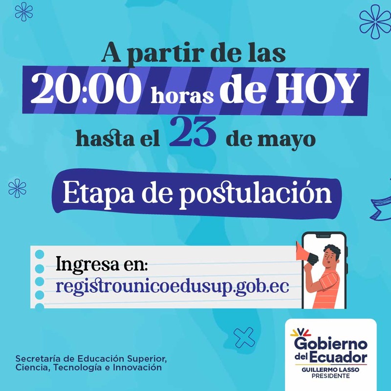 Imagen de ¡Comienza la primera postulación hoy 21 de mayo! ¿La plataforma estará inactiva? ¿Se activará a las 8PM?