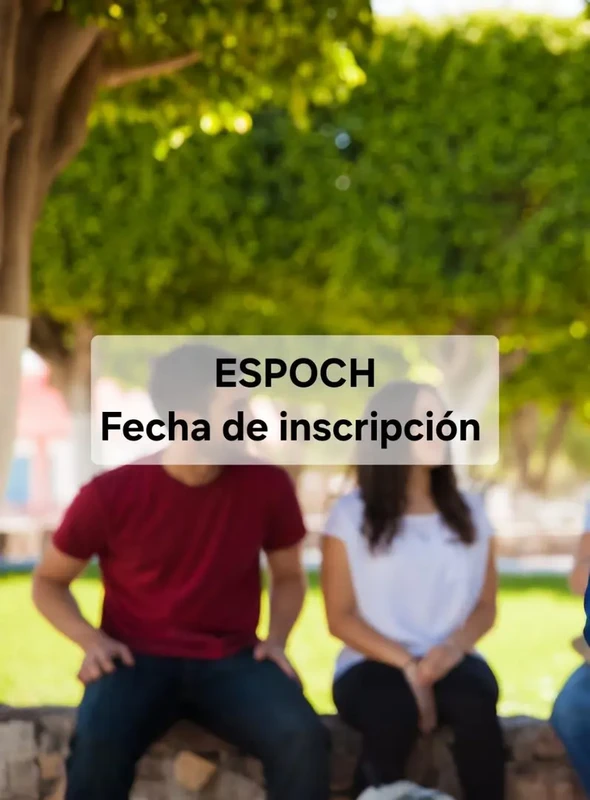Imagen de Fecha de Inscripción 2025 - 1S ESPOCH | Escuela Politécnica de Chimborazo