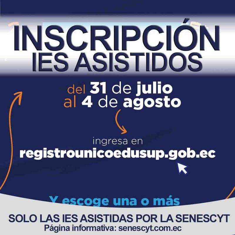 Imagen de Inscripción y selección de universidades y escuelas politécnicas públicas con proceso asistido del 31 de julio al 4 de agosto.