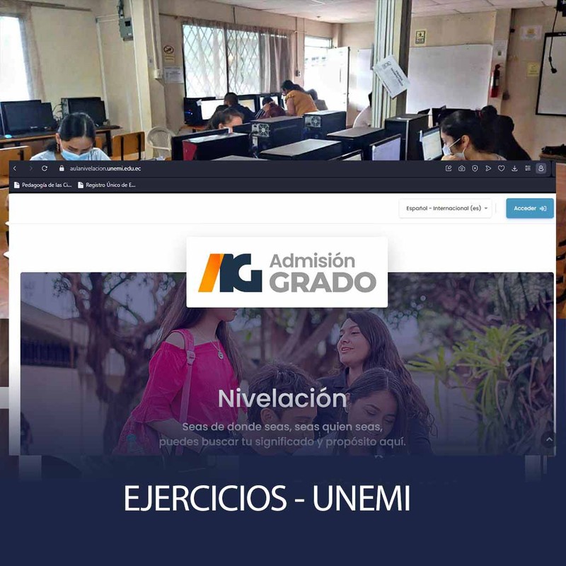 Imagen de Ejercicios de todas las carreras - UNEMI