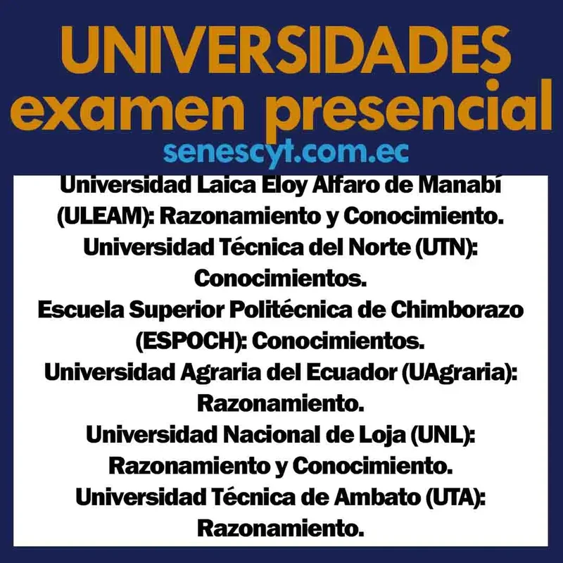 Imagen de Universidades con Exámenes Presenciales en el Primer Semestre de 2024