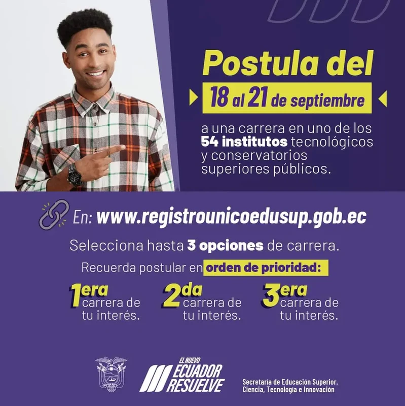 Imagen de Postulación para Institutos: 18 - 21 Sep 2024