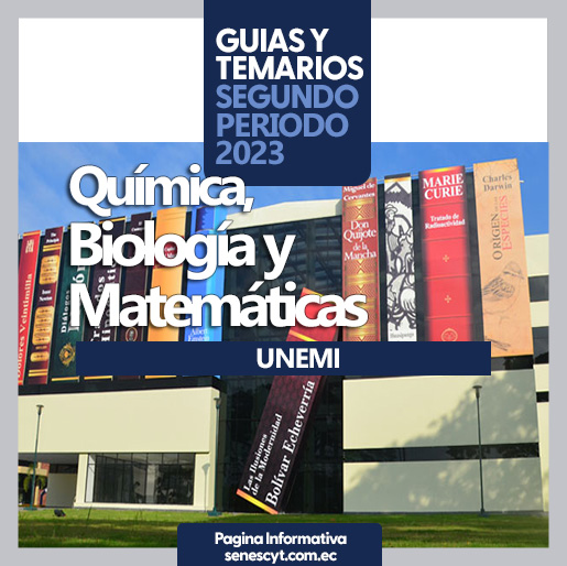 Imagen de Guía Práctica UNEMI para Química, Biología y Matemáticas
