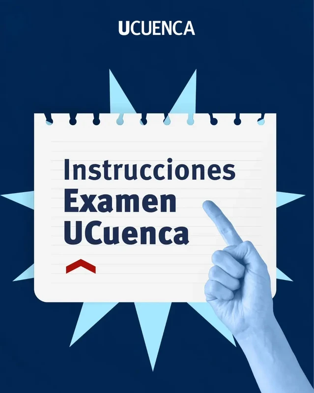 Imagen de Instrucciones para el Examen de la Universidad de Cuenca 2024