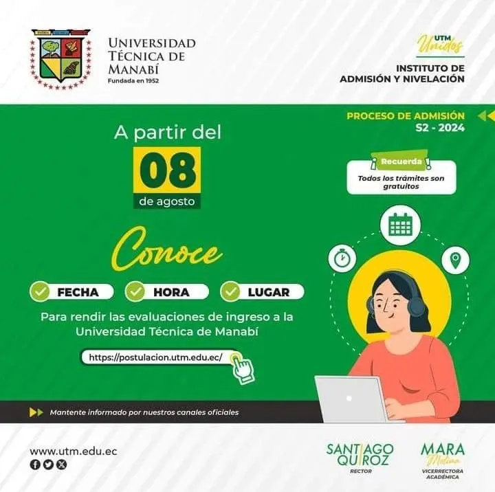 Imagen de Evaluaciones UTM 2024 2S: Consulta Fecha, Hora y Lugar