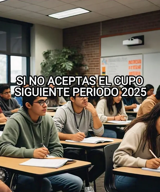 Imagen de Si no aceptas el cupo: Siguiente periodo 2025
