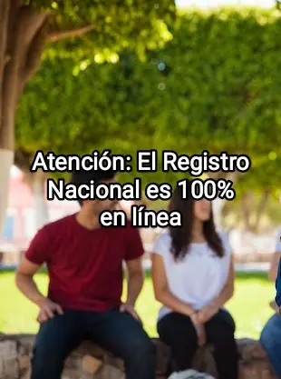 Imagen de Atención: El Registro Nacional es 100% en Línea