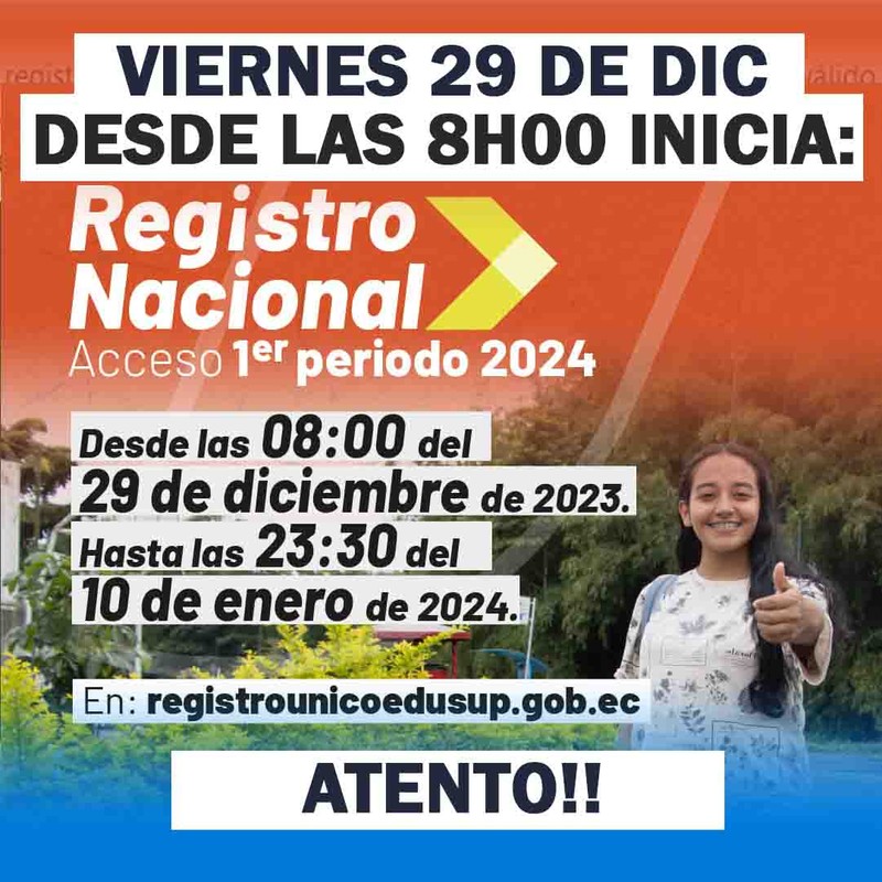 Imagen de ¡Inicia el Registro Nacional 2024 a las 8 am del viernes 29 de diciembre!