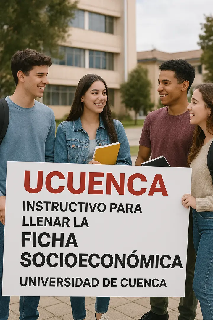 Instructivo para llenar la ficha socioeconómica de la Universidad de Cuenca y enlace oficial