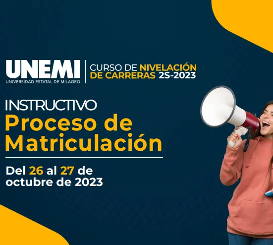 Imagen de Requisitos de Matriculación en Nivelación UNEMI 2024 1S