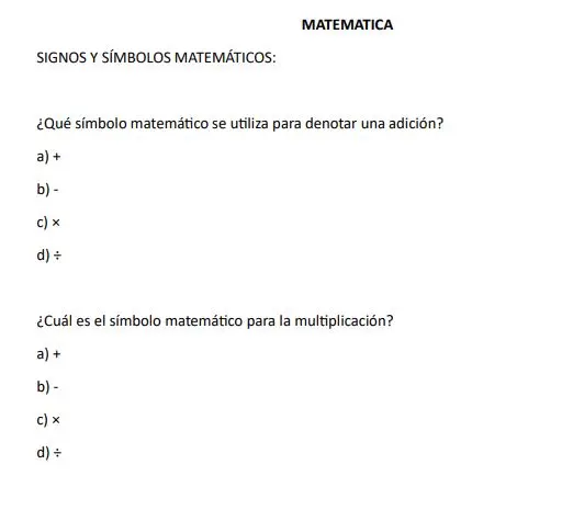 Imagen de INGRESO UNEMI MATEMÁTICA