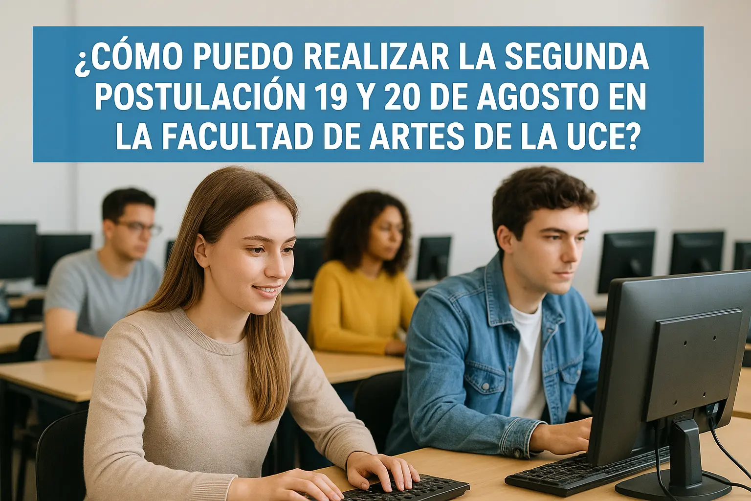 Imagen de 👉 ¿Cómo realizar la segunda postulación en la Facultad de Artes UCE el 19 y 20 de agosto 2025?