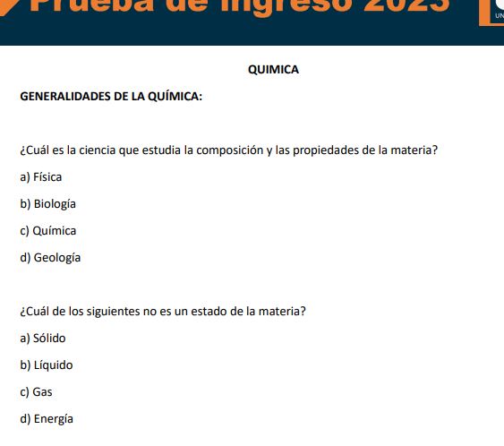 Imagen de Guías UNEMI - Química