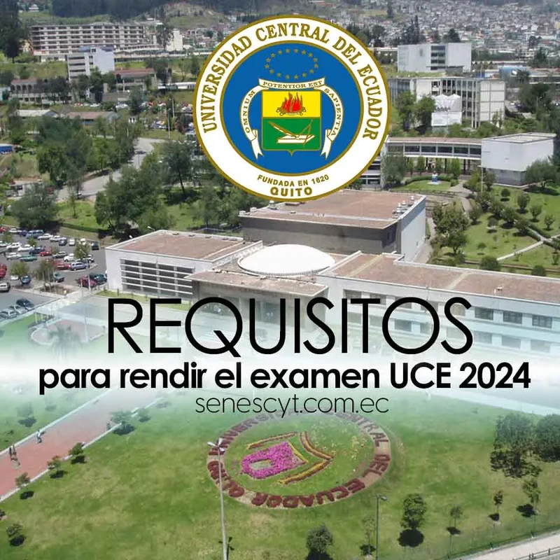 Imagen de ¿Qué requisitos se deben cumplir para rendir el examen de admisión UCE 2024?