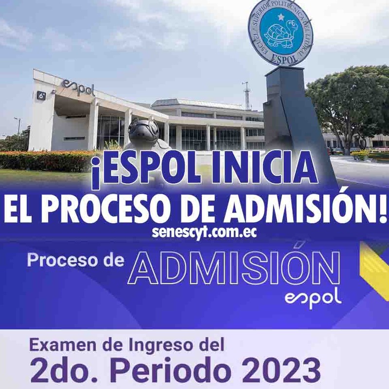 Imagen de ESPOL inicia proceso de admisión del 3 al 14 de julio