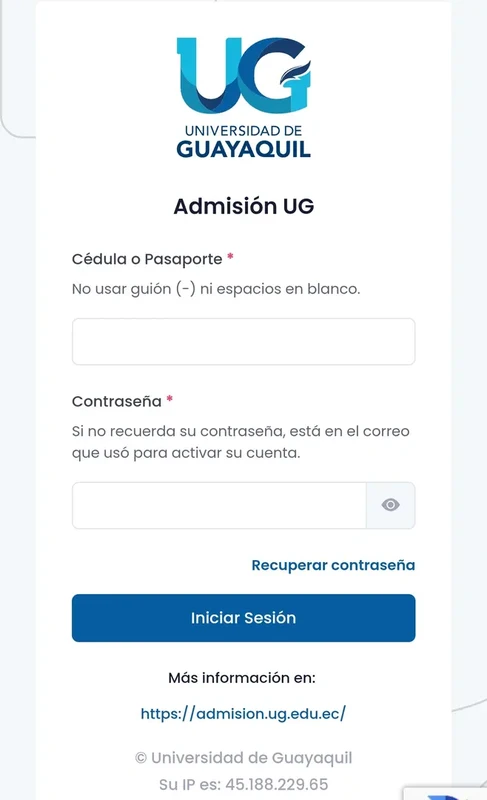 Imagen de Link para la matrícula UG 2024