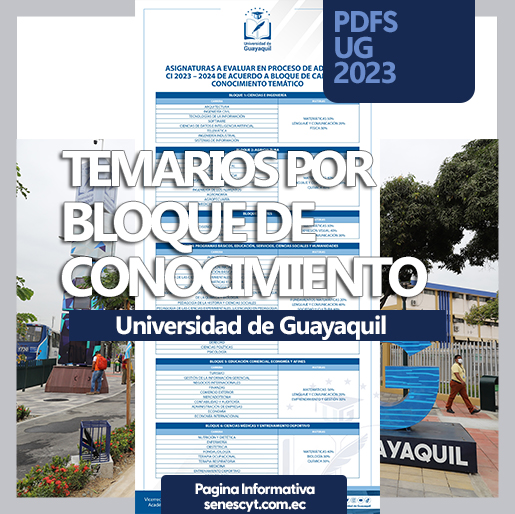 Imagen de Temarios por Bloques en la Universidad de Guayaquil