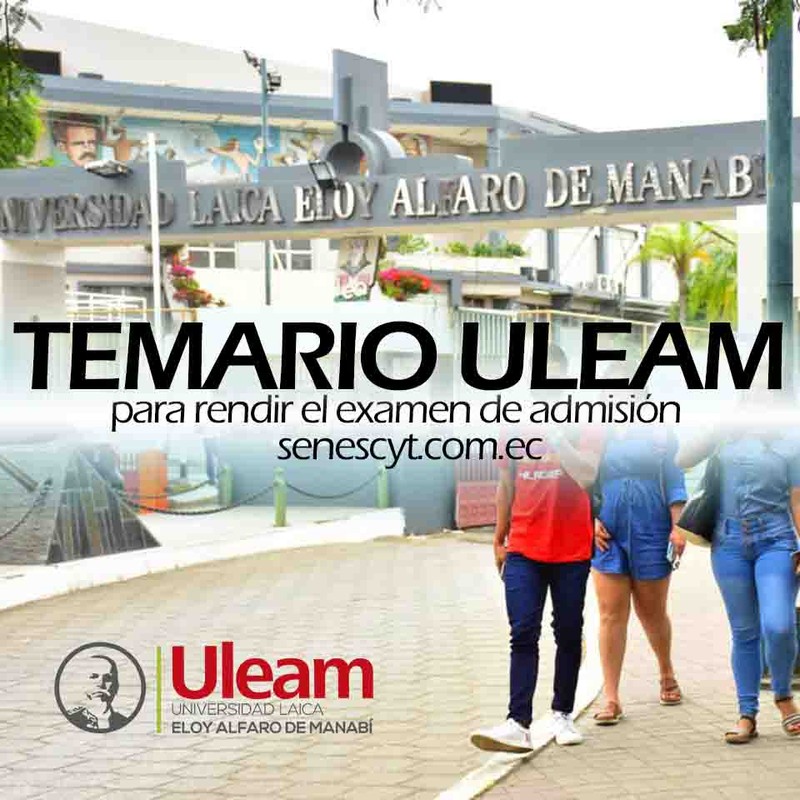 Imagen de Temario ULEAM