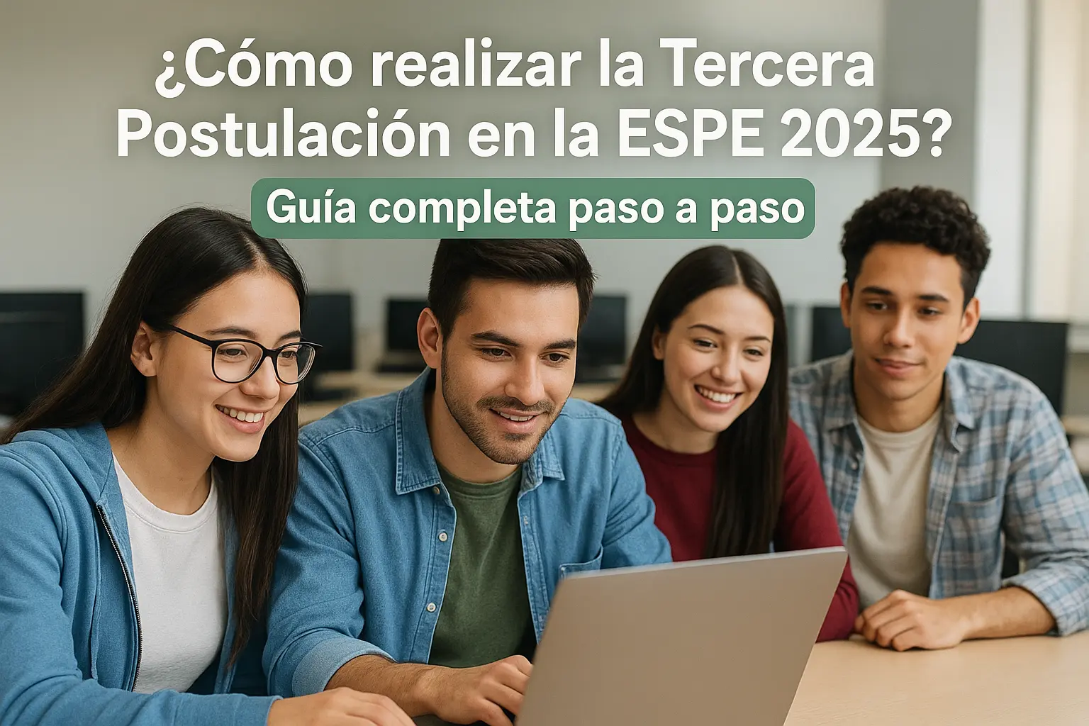 Imagen de ¿Cómo realizar la Tercera Postulación en la ESPE 2025? Guía completa paso a paso