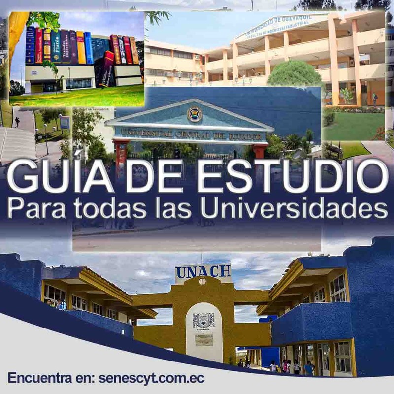 Imagen de Guías de Estudio para Admisión 2023 2S en Todas las Universidades del Ecuador