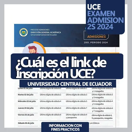 Imagen de Link de Inscripción UCE 2024 2S