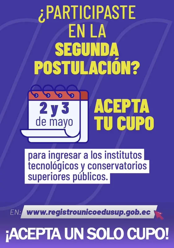 Imagen de Podrás aceptar un solo cupo para institutos y conservatorios públicos 2024 1s
