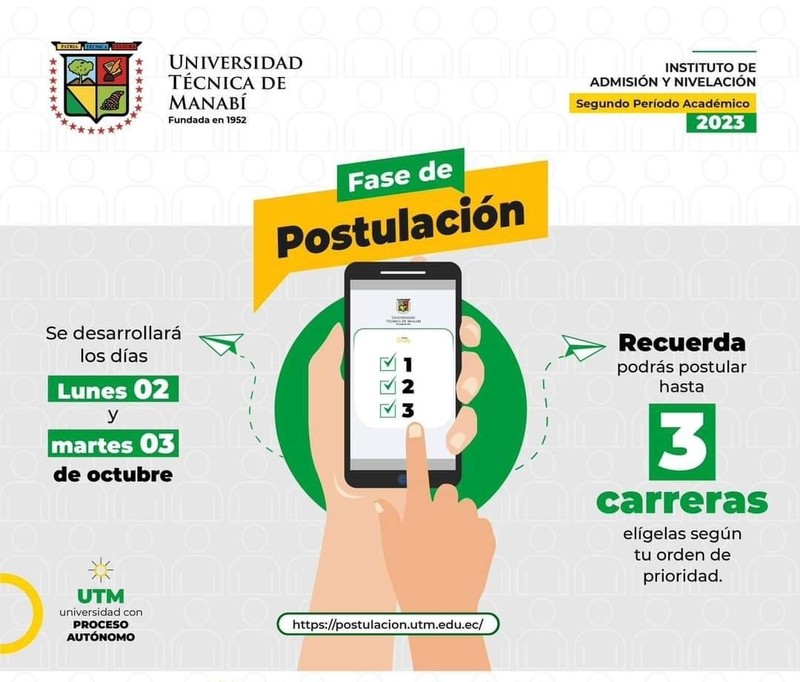Imagen de Fase de Postulación UTM