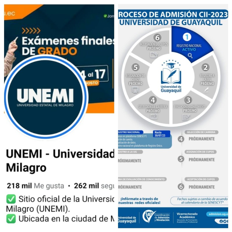 Imagen de Aún no hay fechas establecidas para las inscripciones UG y UNEMI