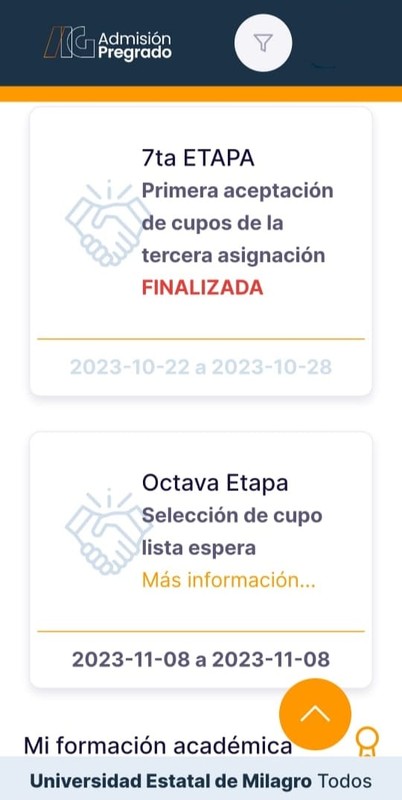 Imagen de Último día! - Octava Etapa de Selección de cupo UNEMI!