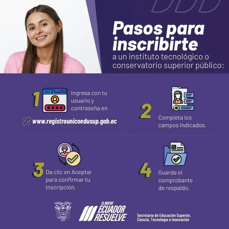 Imagen de Pasos para Inscribirte en un Instituto Tecnológico o Conservatorio Público 2024 2S