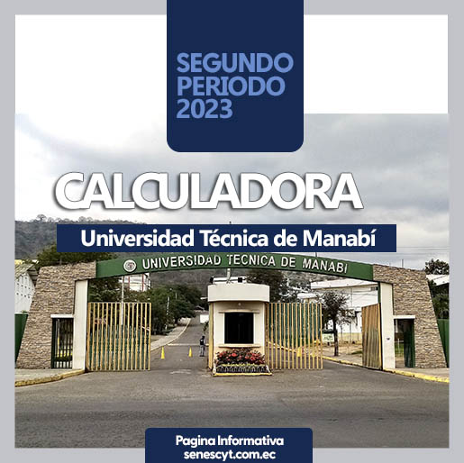 Imagen de Calculadora Universidad Técnica de Manabí (UTM)
