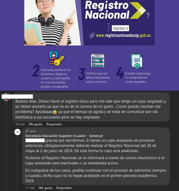 Imagen de Si tienes un cupo asignado en procesos anteriores, podrás continuar con el proceso de admisión | 2024 2s