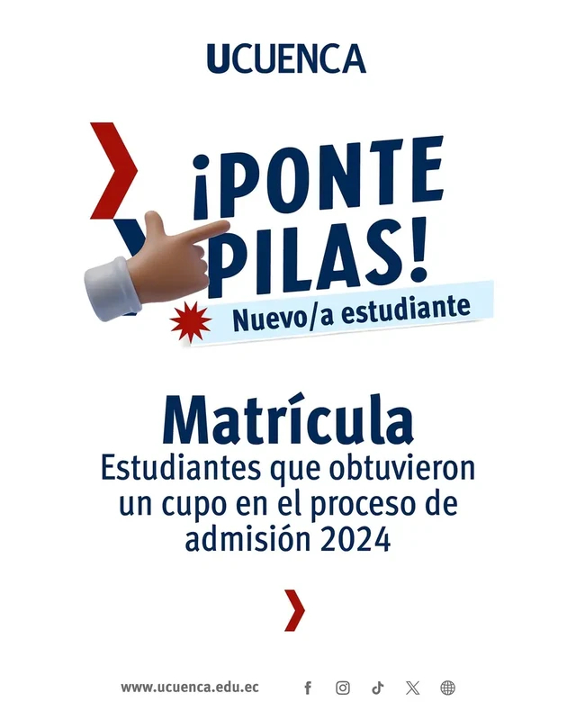 Imagen de Cómo Matricularse UCUENCA 2024: Primer Nivel y Nivelación de Carrera
