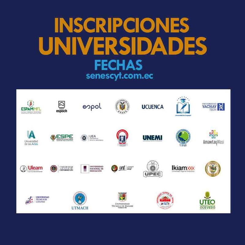 Imagen de Fechas de Inscripción Universidades 2023 - Segundo Periodo