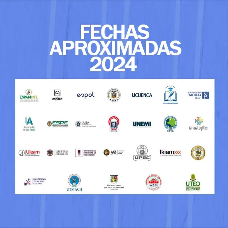 Fechas Aproximadas de Inscripciones en Universidades 2024