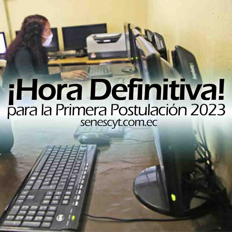 Imagen de ¡Hora Definitiva para la Primera Postulación a la Educación Superior! A partir de las 20 horas de hoy hasta el 23 de mayo inicia la etapa de postulación en la página oficial registrounicoedusup.gob.ec