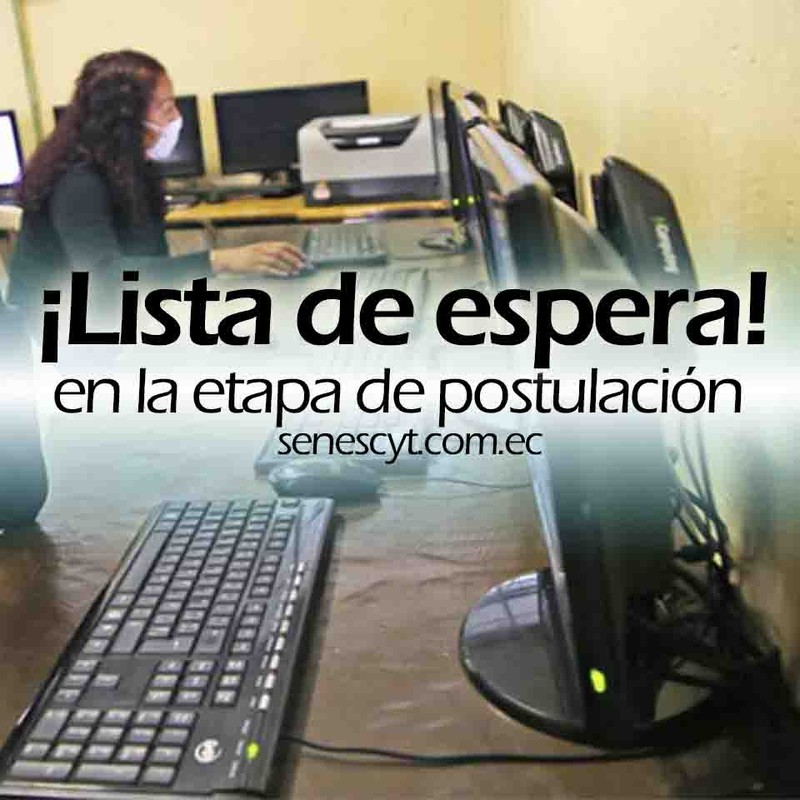 Imagen de Lista de espera en la etapa de postulación en Universidades Públicas Asistidas e Institutos Superiores Tecnológicos