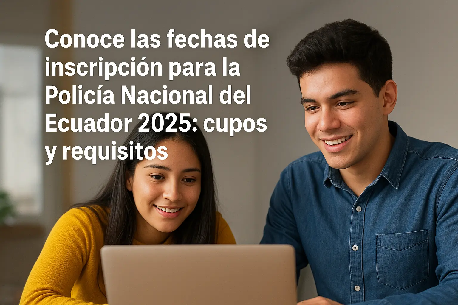 Conoce las fechas de inscripción para la Policía Nacional del Ecuador 2025: cupos y requisitos