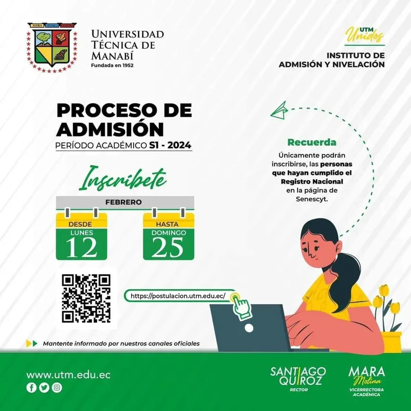 Imagen de Inscripción 1S 2024 - Universidad Técnica de Manabí