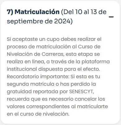 Imagen de Matrículas UNEMI: Del 10 al 13 de Septiembre de 2024