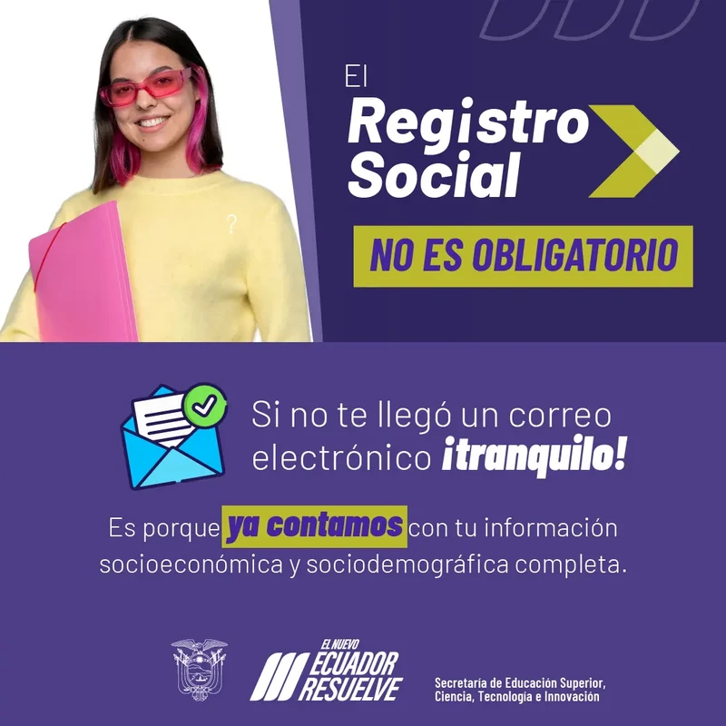 Imagen de Εl Registro Social NO ES OBLIGATORIO | 2024 2s