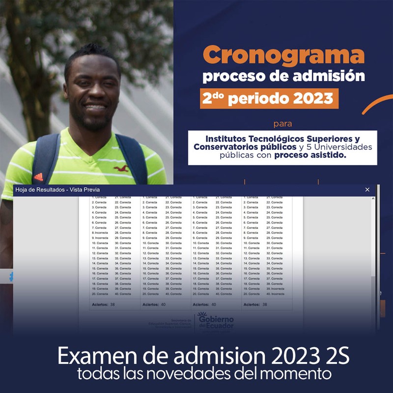 Imagen de Todas las Novedades del Examen de Admisión 2023
