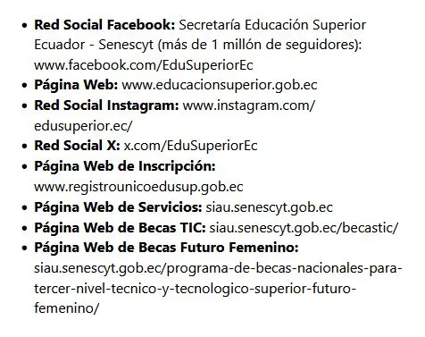Imagen de Páginas Oficiales para Acceder a la Educación Superior pública