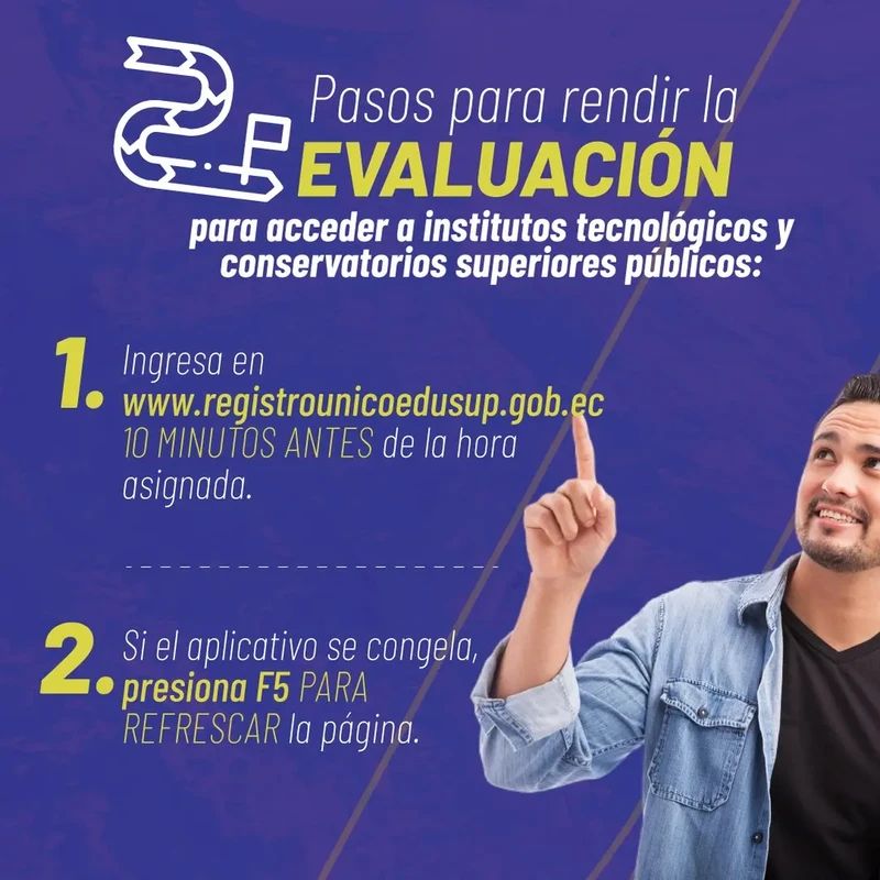 Imagen de Pasos para Rendir la Evaluación para Institutos 2024