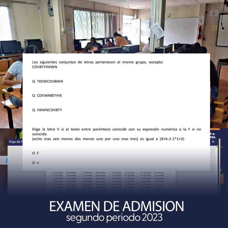 Imagen de Preguntas y Respuestas del Examen de Admisión 2S 2023