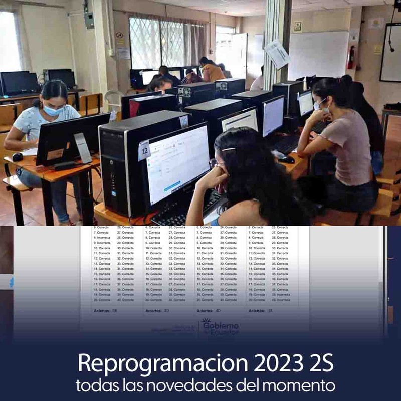 Imagen de Reprogramación Examen de Acceso a la Educación Superior 2023 2s