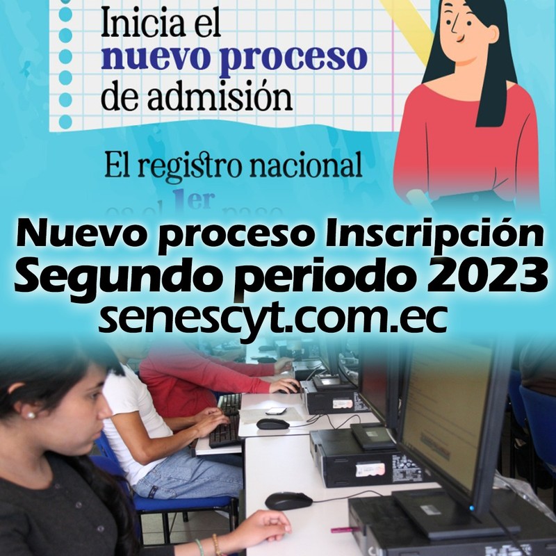 Imagen de ¡Conoce el Cronograma Senescyt para el Segundo Proceso de Admisión 2023, Segundo Periodo Académico!