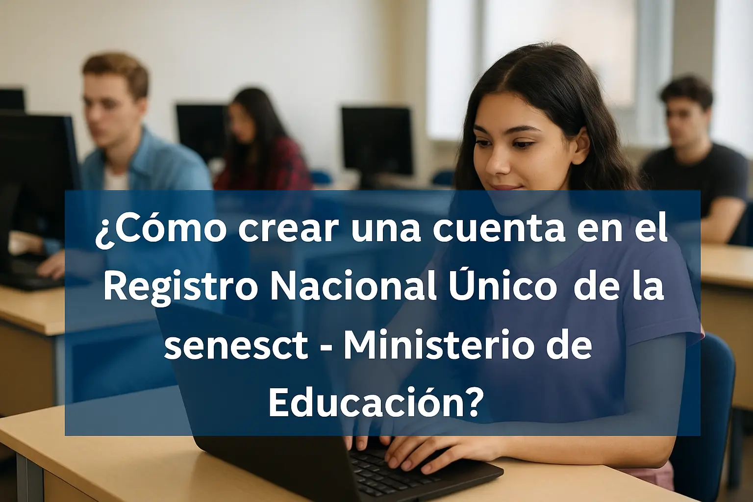 Imagen de 👉 ¿Cómo crear una cuenta en el Registro Nacional Único de la Senescyt - Ministerio de Educación?