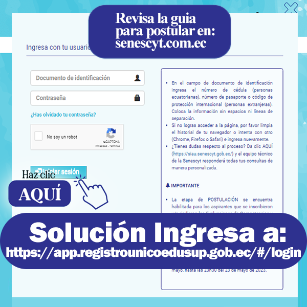 Imagen de ¡Ya puedes postularte! Accede al Registro Único Educativo en línea | Solución